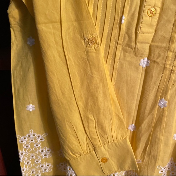 American Sweetheart Sun Yellow Tunic Style Top. classic/boho/California/elegant - Picture 10 of 15